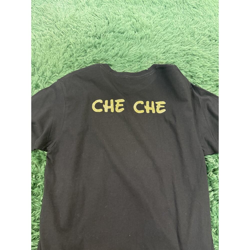 Next Level Apparel Black Gold Glitter Disney Ride 'Til I Can't Tee T-Shirt Small - Picture 5 of 5